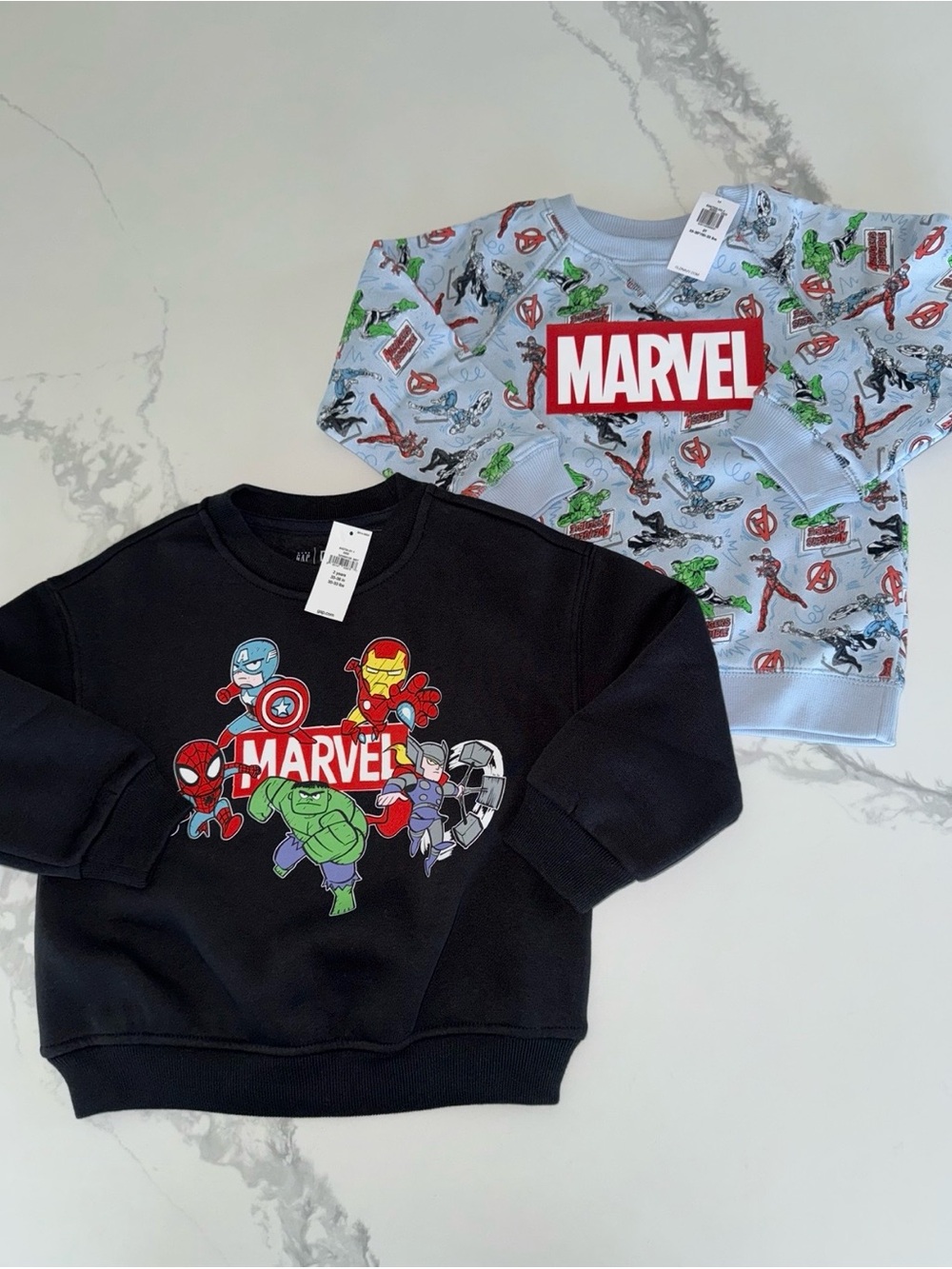 Marvel Avengers Kids’ Superhero Sweatshirt Bundle 2T